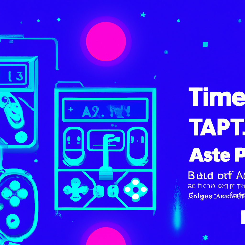 NeonLoop hero montage: pixel art, glowing UI, and a controller silhouette